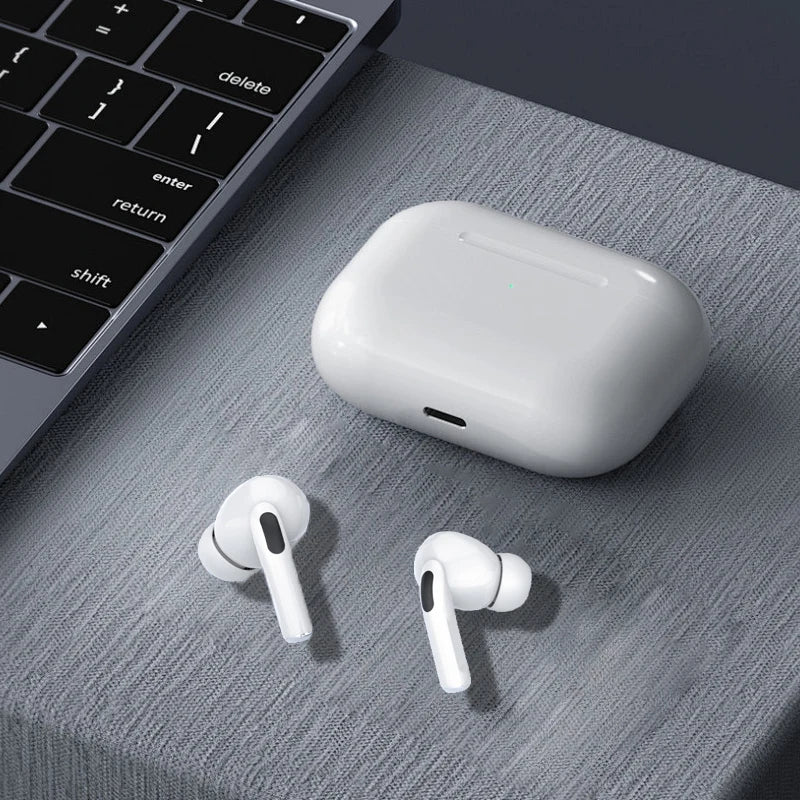 Auriculares inalámbricos con cancelación activa de ruido y sonido envolvente, latencia ultrabaja y carga inalámbrica